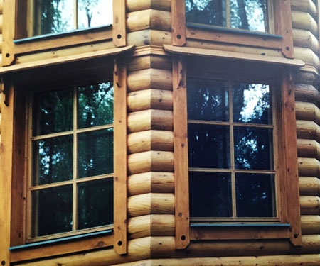Эркер деревянного дома