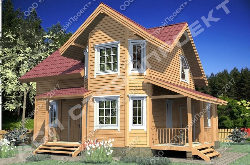 проект деревянного дома до 150 кв м