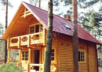 Деревянный дом из клеенного бруса Сосновый бор