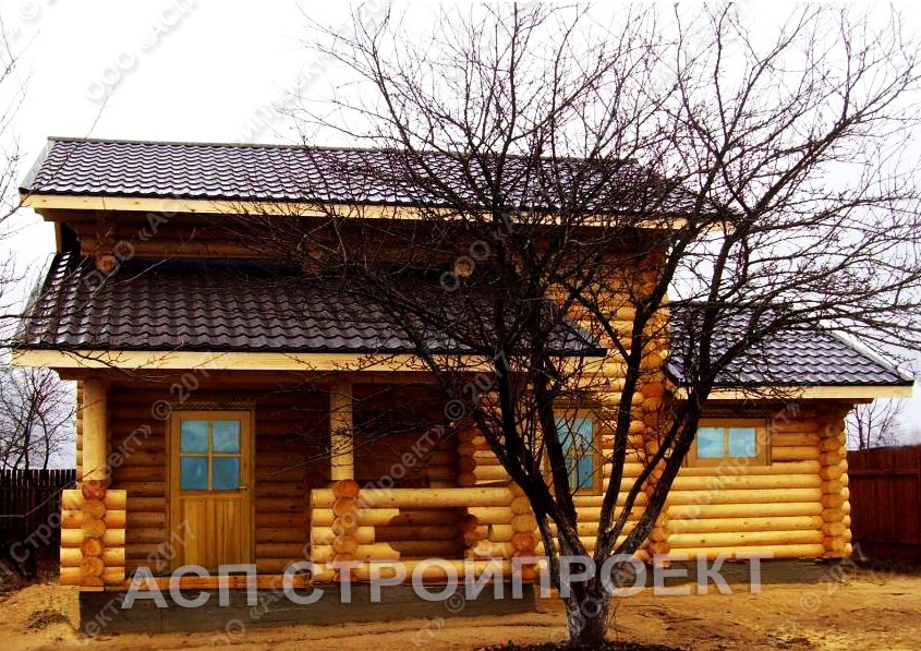 Проект дома с двумя спальнями Уральский кряж